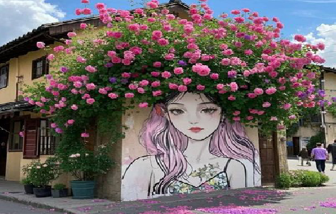 英山怎么设计网红打卡墙绘