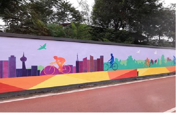 英山墙体彩绘-围墙