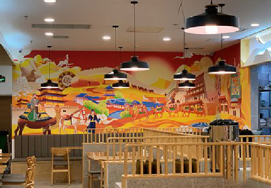 英山商业空间彩绘介绍。