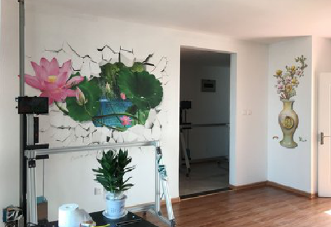 英山墙体彩绘相比墙纸的优势。