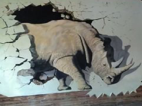 英山在墙绘中，如何绘制3D效果？