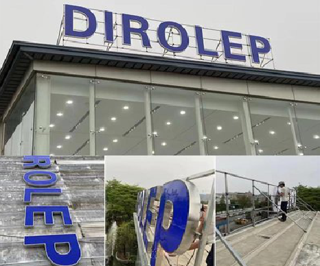 英山楼顶发光字安装的注意事项。